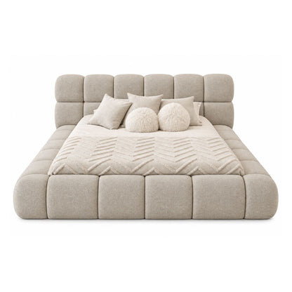 Cama Nube King En Madera Pino 200x200 Marfil