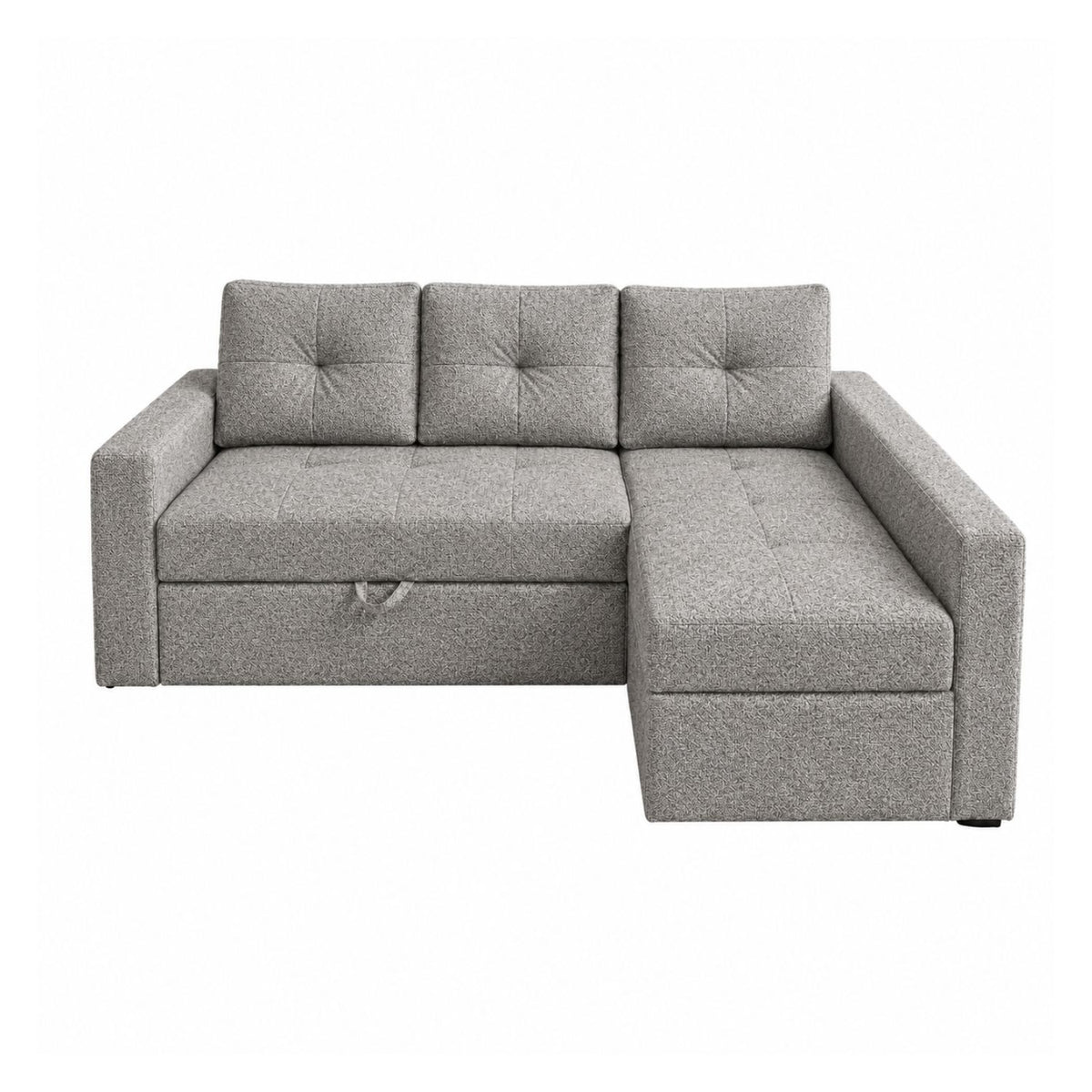 Sofa cama en L Multifuncional Con Baul Gabel Gris