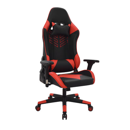 Silla Gamer Ergonomica Brazos 3D Saly Negro Rojo