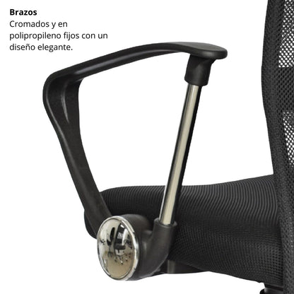 Silla de Oficina Lian Gerente Negra