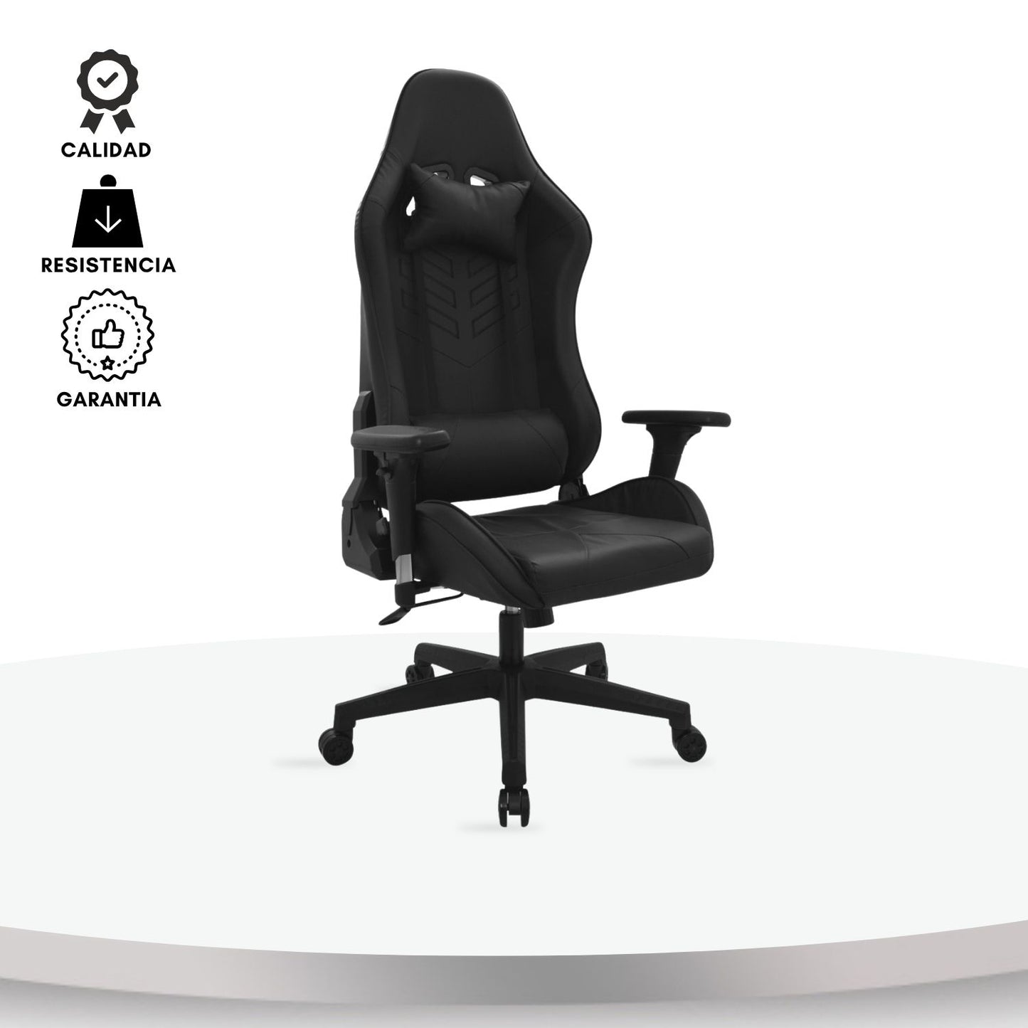 Silla Gamer Zarly Negro 139x53x34