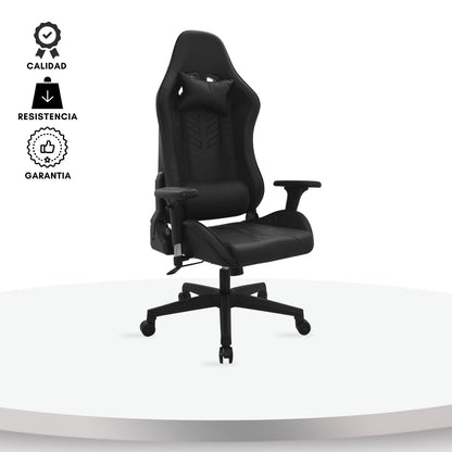 Silla Gamer Zarly Negro 139x53x34