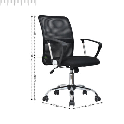 Silla de Oficina Lian Gerente Negra