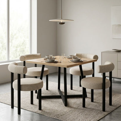 Silla De Comedor Kanala Beige