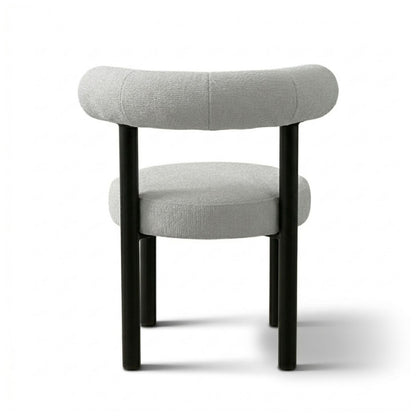 Juego de Comedor Redondo Nala con 4 Sillas Kanala Gris