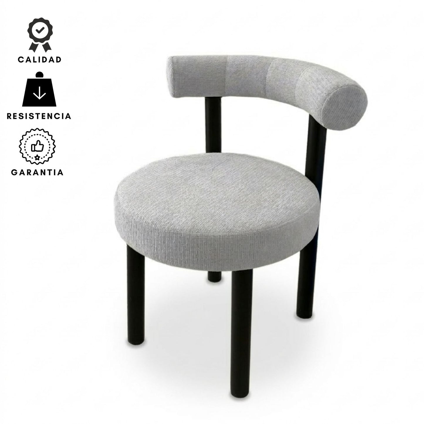 Silla De Comedor Kanala Gris