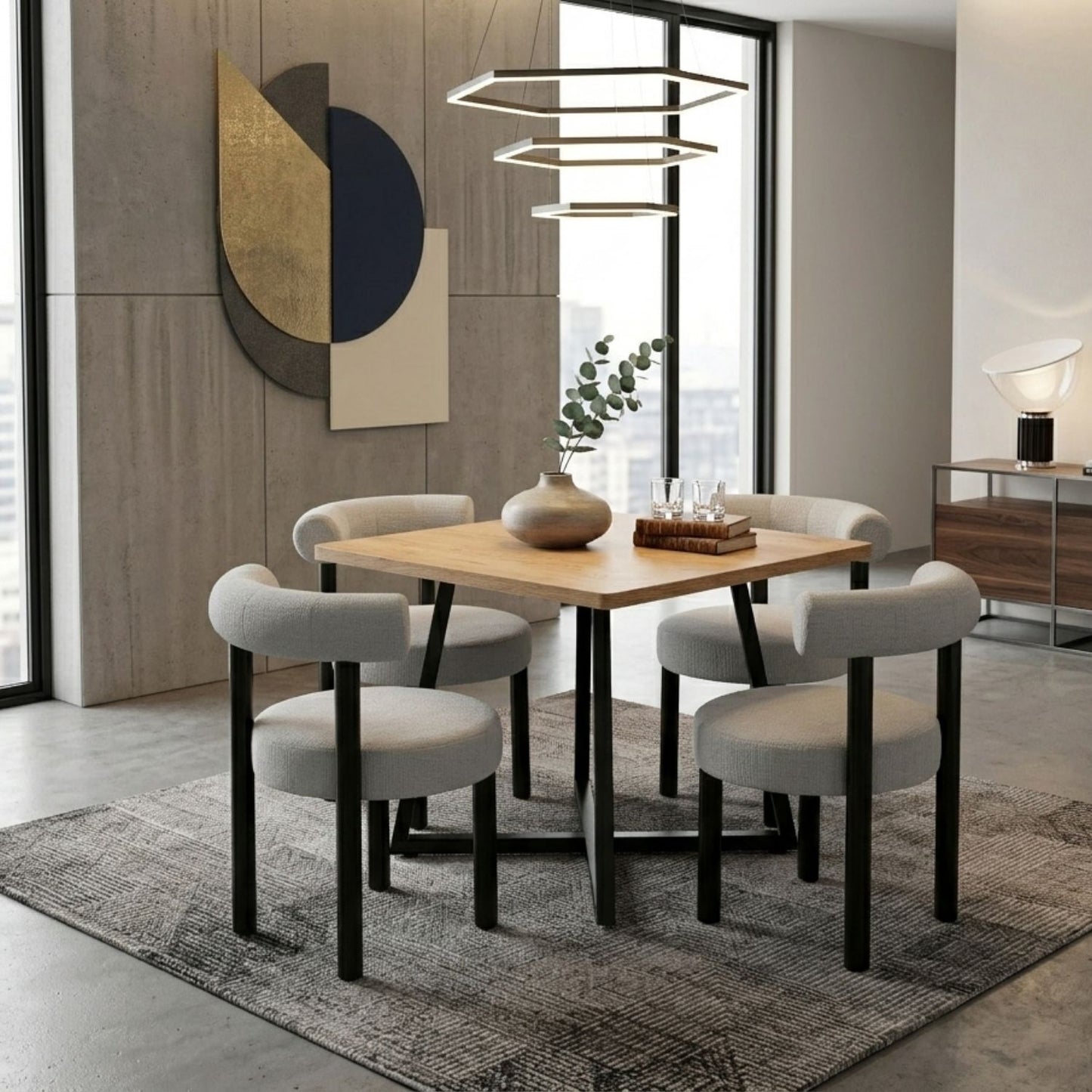 Silla De Comedor Kanala Gris