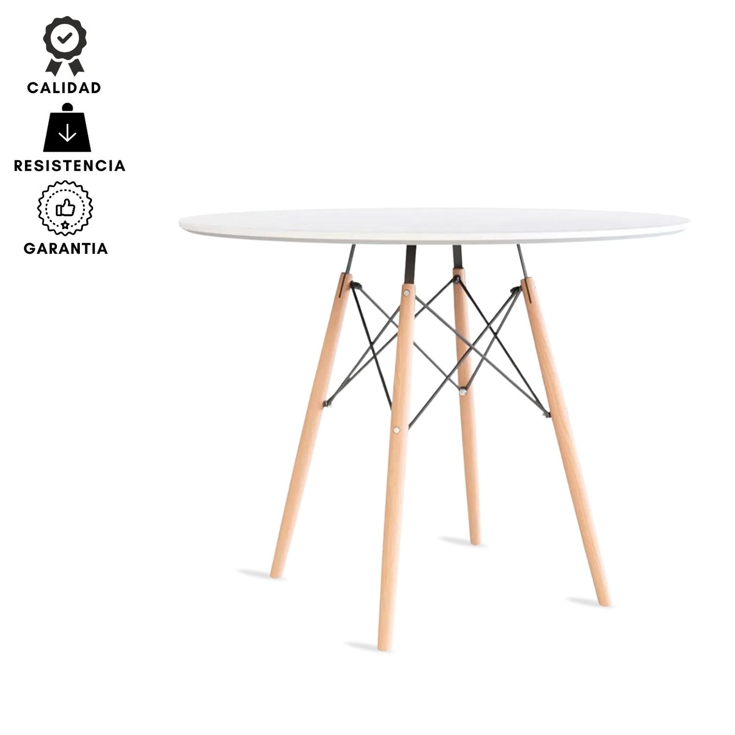Mesa Eames Redonda 100 cm