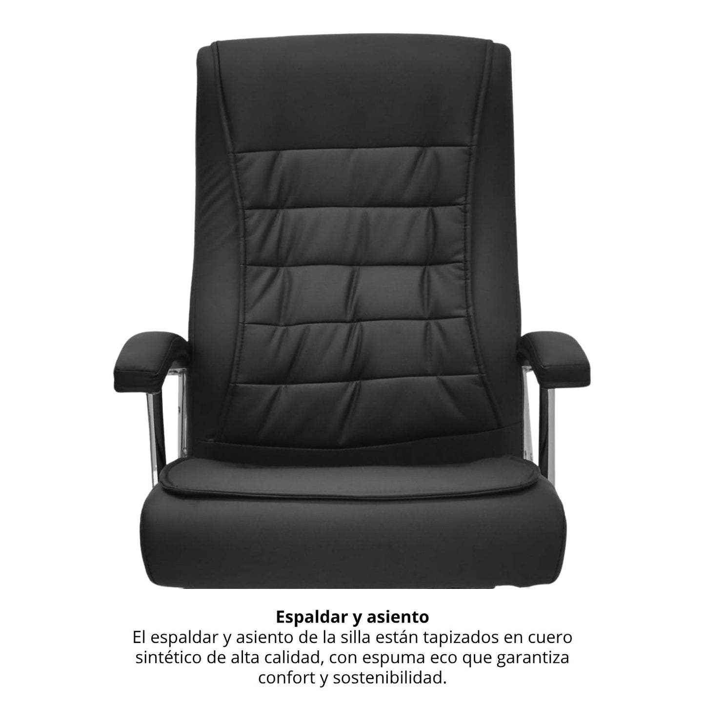 Silla Presidencial Skin Negro 117x64x50