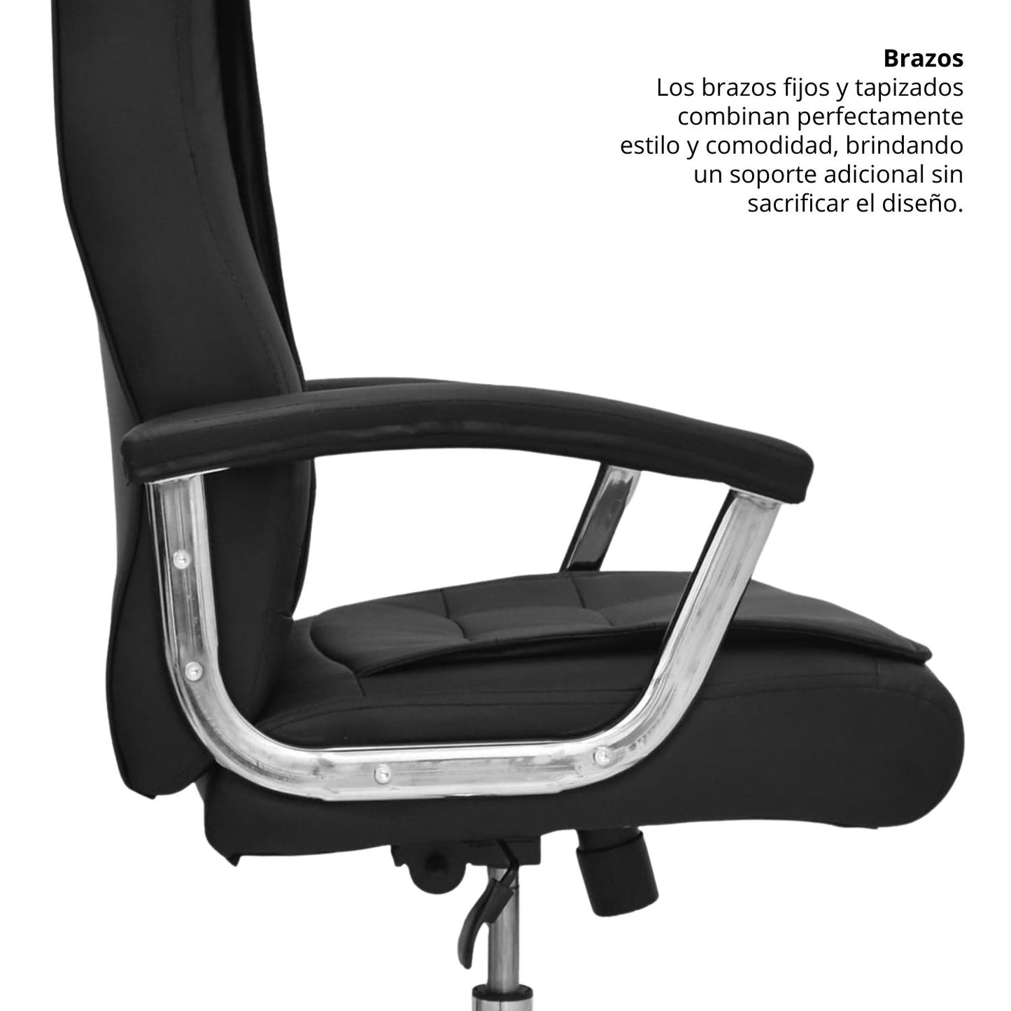 Silla Presidencial Skin Negro 117x64x50