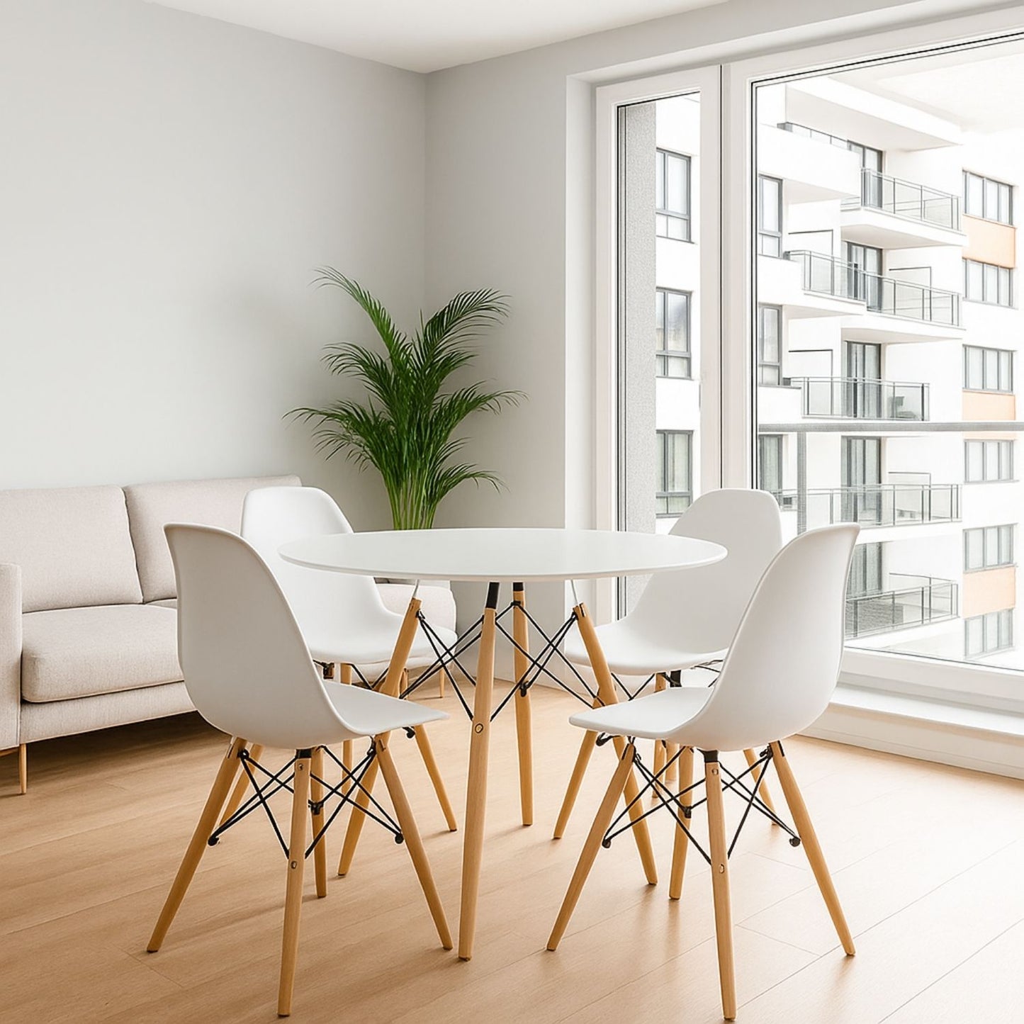 Mesa Eames Redonda 100 cm