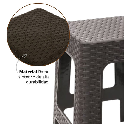 Butaco clasico Rattan Café