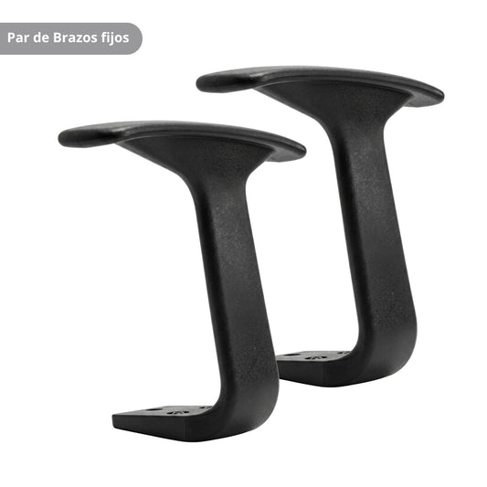 Par De Brazos Fijos  Para Silla De Oficina