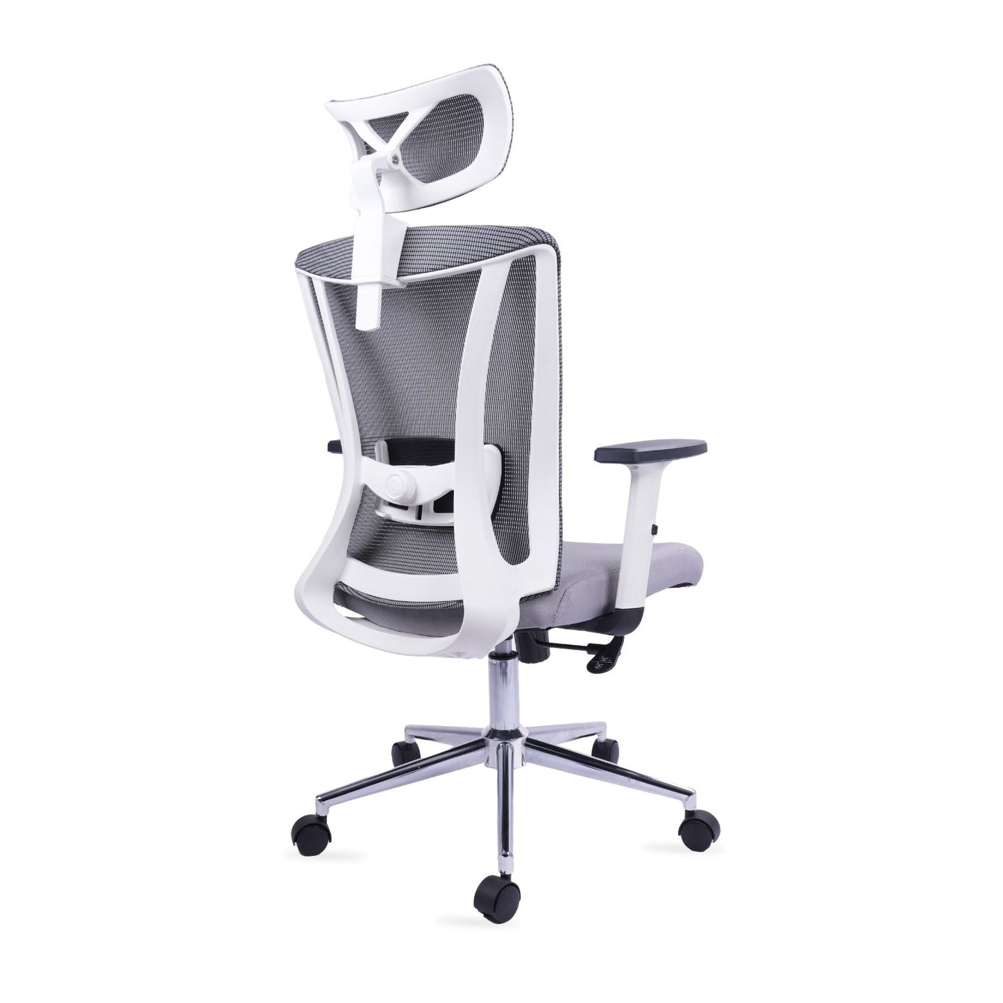 Silla Pluxy Presidente Gris Blanco