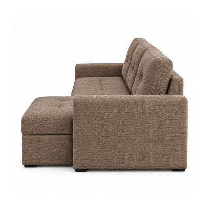 Sofa cama en L Multifuncional Con Baul Gabel Cafe