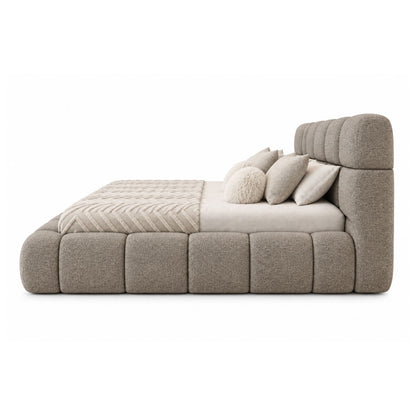 Cama Nube King En Madera Pino 200x200 Café