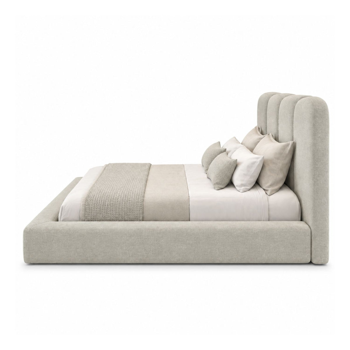 Cama Paleta Queen Nix En Madera Pino 160x190 Taupe