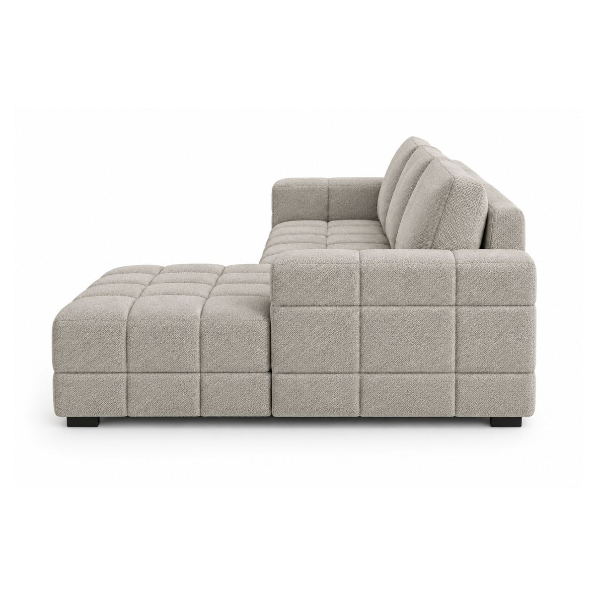 Sofa En L Modular En Madera Pino Faed Camel