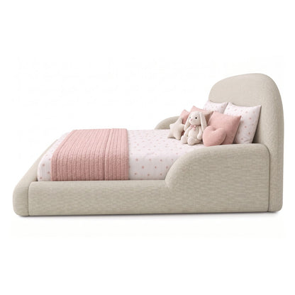 Cama Infantil Montessori con Madera Pino  100x190 Taupe