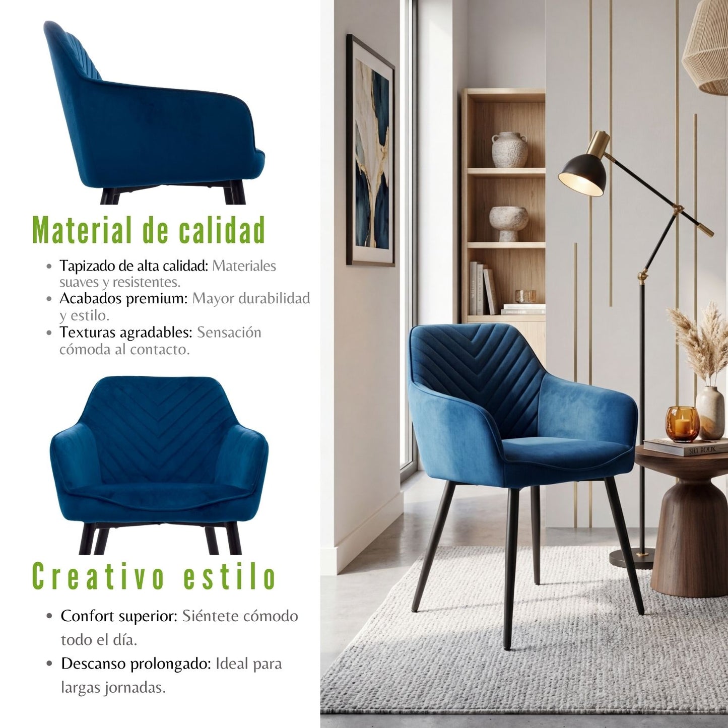 Poltrona Piramid Azul