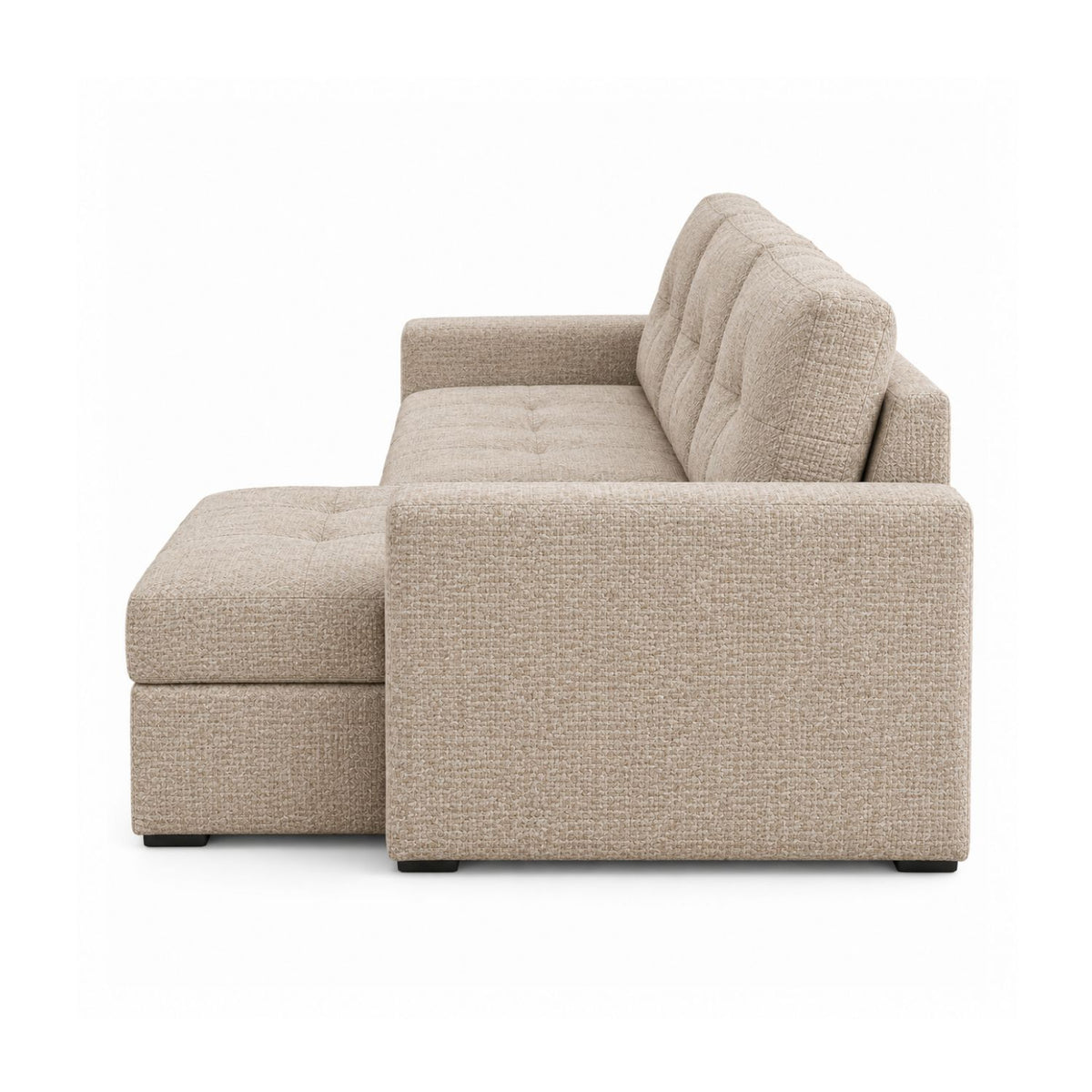 Sofa cama en L Multifuncional Con Baul Gabel Beige