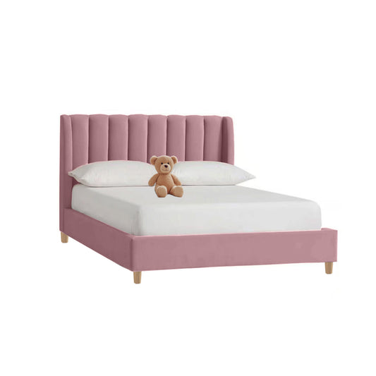 Base Cama con Espaldar Semidoble Infantil Bony 120x190x115 rosado