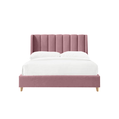 Base Cama con Espaldar Semidoble Infantil Bony 120x190x115 rosado