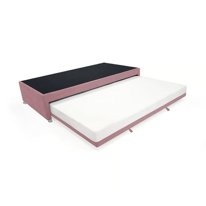 Base Cama Nido con Espaldar Sencillo Infantil Lupe  rosado