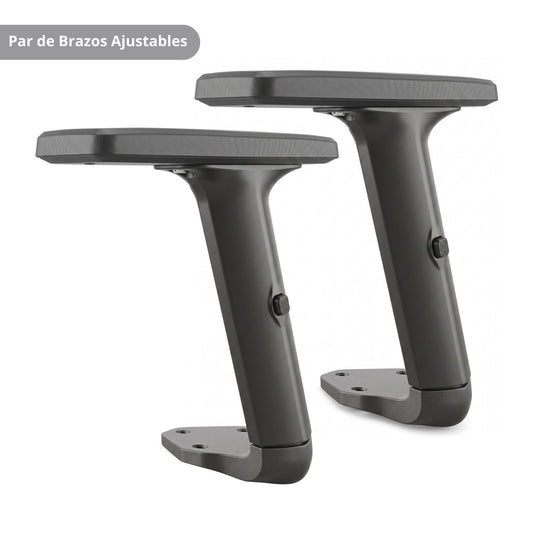 Par De Brazos Regulable En Altura Para Silla De Oficina