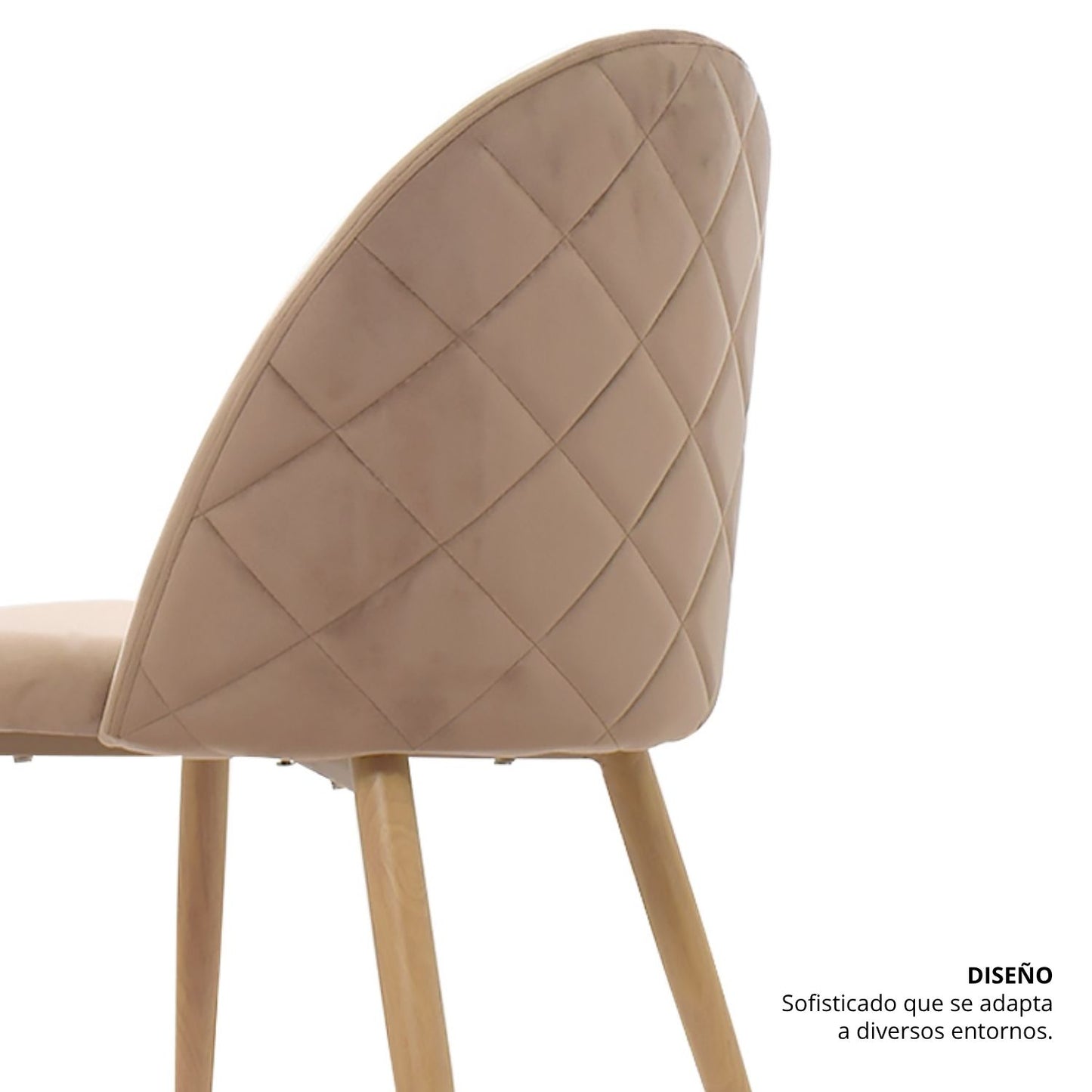 Silla Tapizada Anix Capuchino