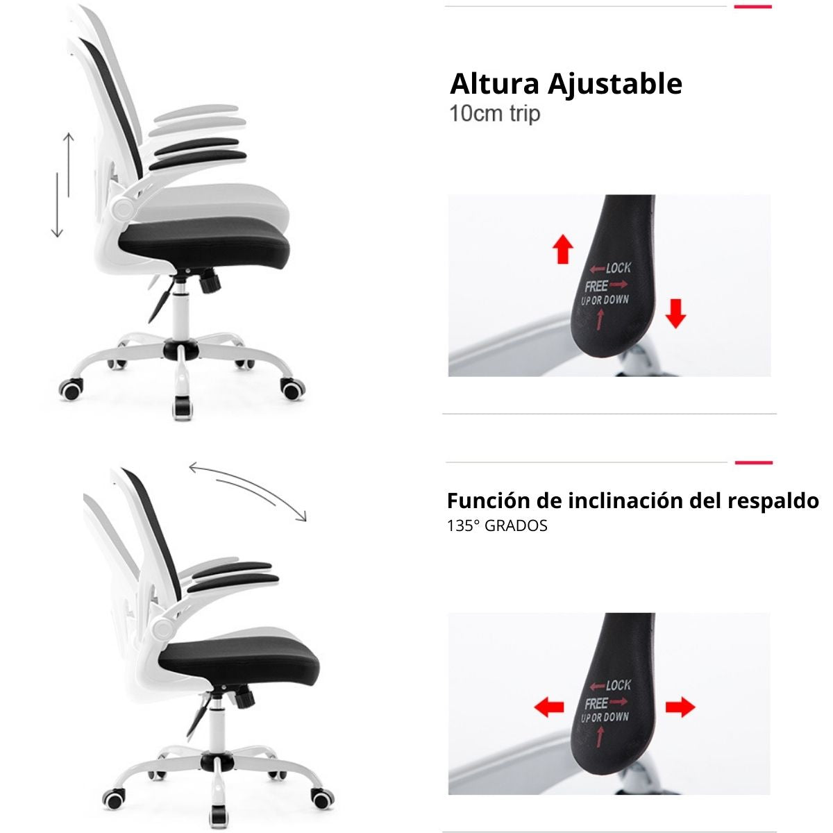 Silla De Oficina Maxi Gris