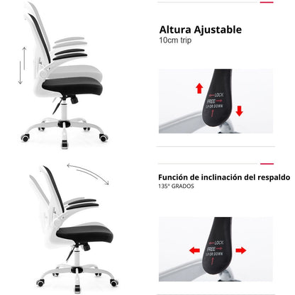 Silla De Oficina Maxi Gris