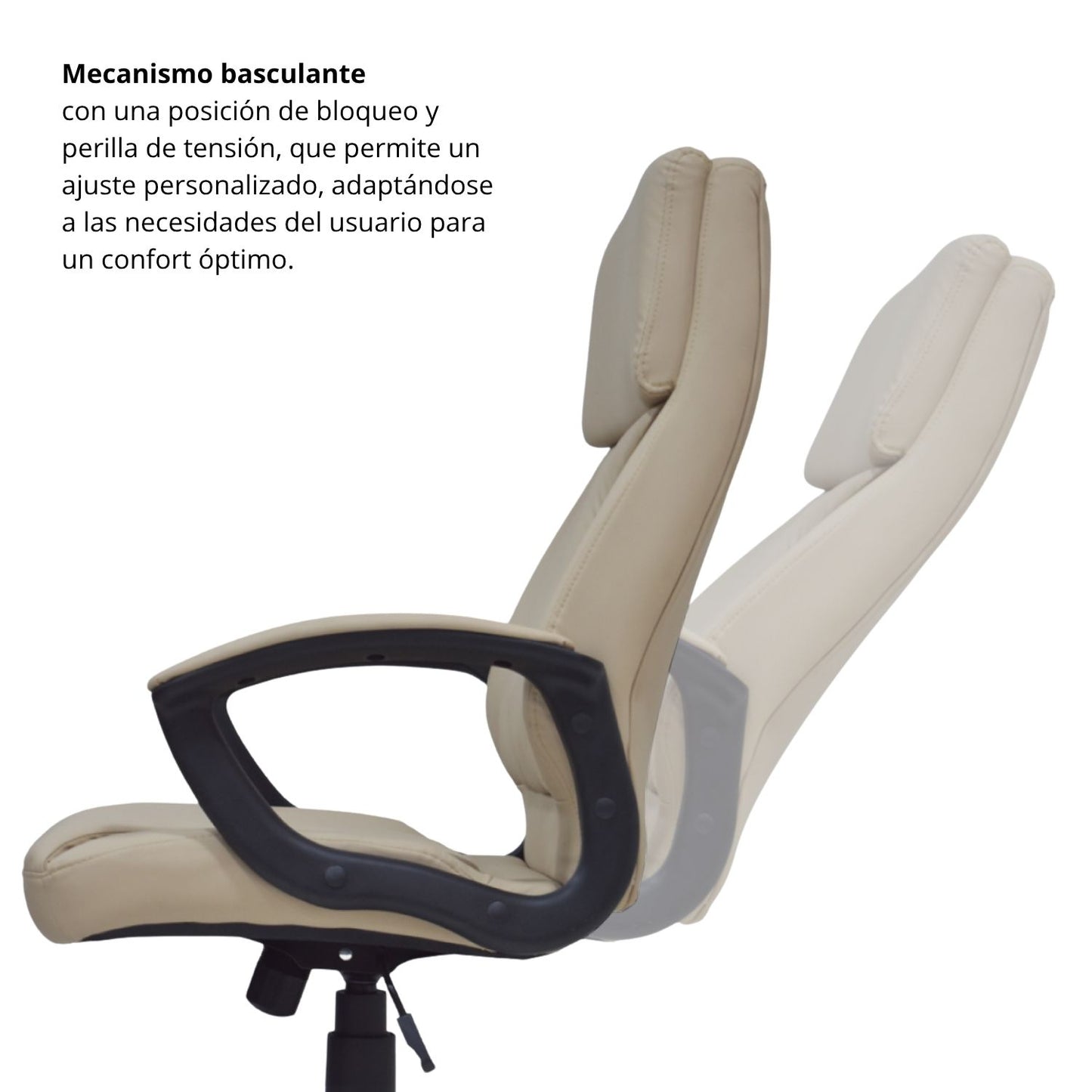 Silla Presidencial Altus Beige 101x52x51