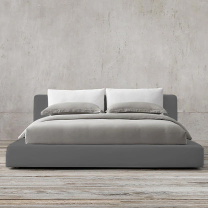 Cama Sencilla Astoria  Gris Plomo