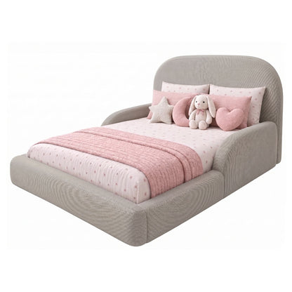 Cama Infantil Montessori con Madera Pino  100x190 Camel