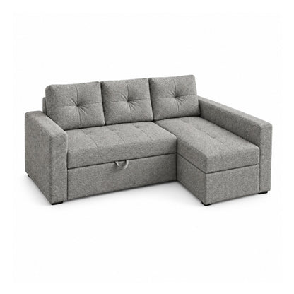 Sofa cama en L Multifuncional Con Baul Gabel Gris