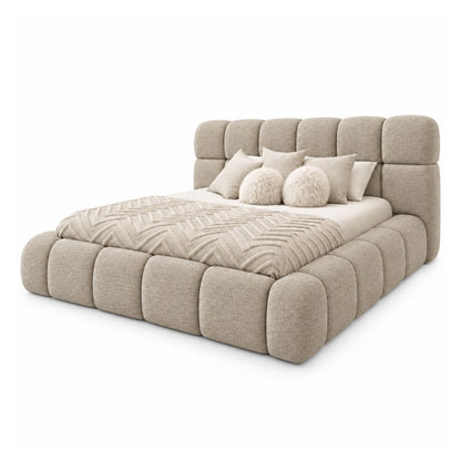 Cama Nube Doble En Madera Pino 140x190 Beige