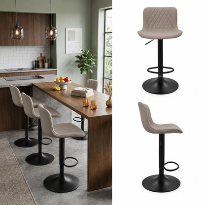 Silla de Barra Creta Cafe Claro