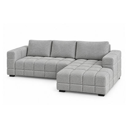 Sofa En L Modular En Madera Pino Faed Gris