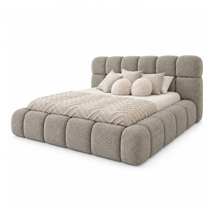Cama Nube Doble En Madera Pino 140x190 Café