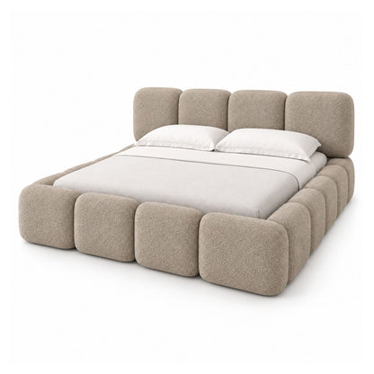 Cama Queen Tommy En Madera Pino 160x190 Camel