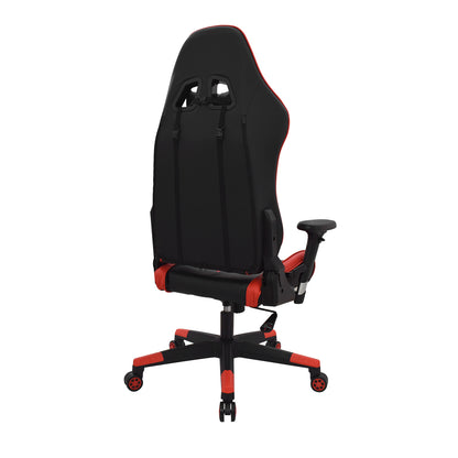 Silla Gamer Ergonomica Brazos 3D Saly Negro Rojo