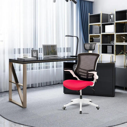 Silla De Oficina Lock Presidente Rojo Blanco