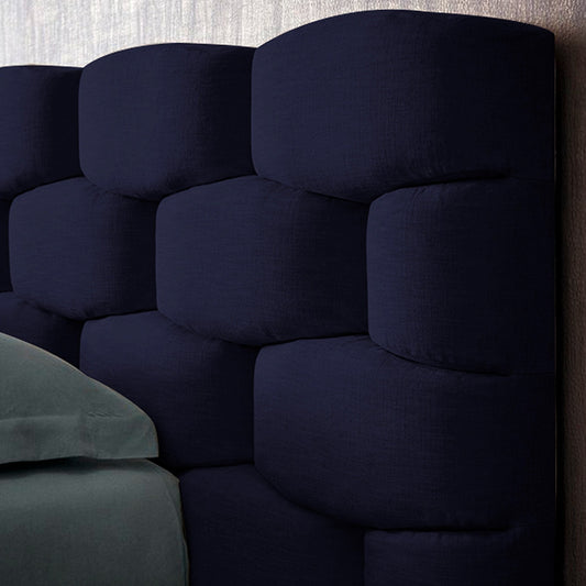 Espaldar de Cama Queen Esmeralda  azul