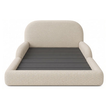 Cama Infantil Montessori con Madera Pino  100x190 Taupe