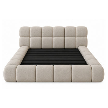 Cama Nube Doble En Madera Pino 140x190 Marfil