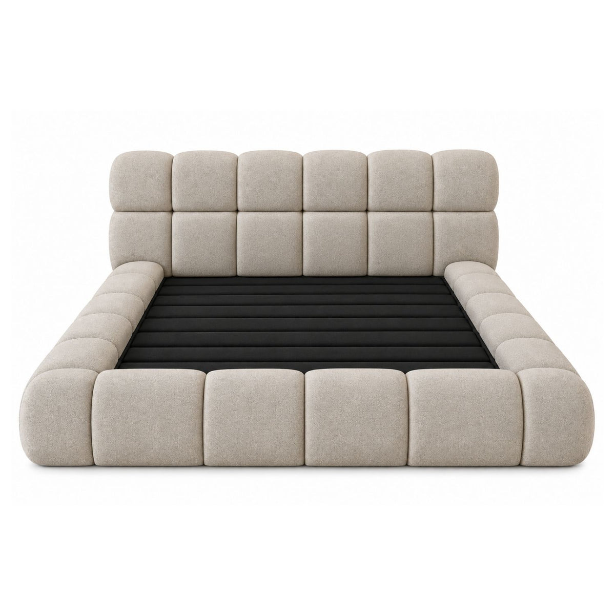 Cama Nube Queen En Madera Pino 160x190 Marfil
