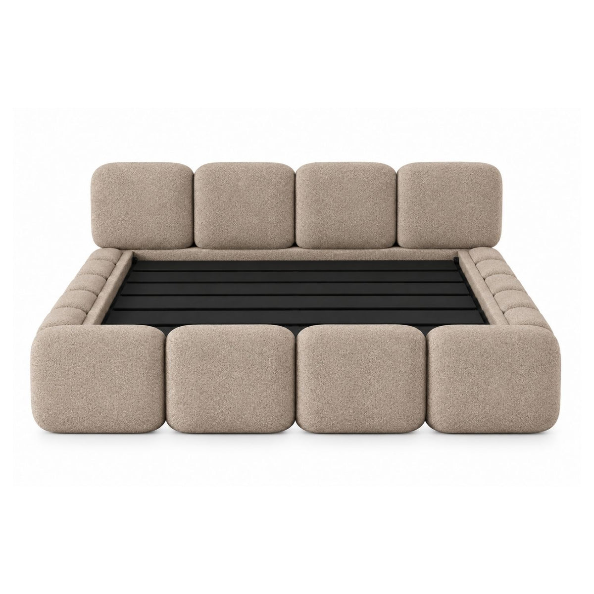 Cama Queen Tommy En Madera Pino 160x190 Camel