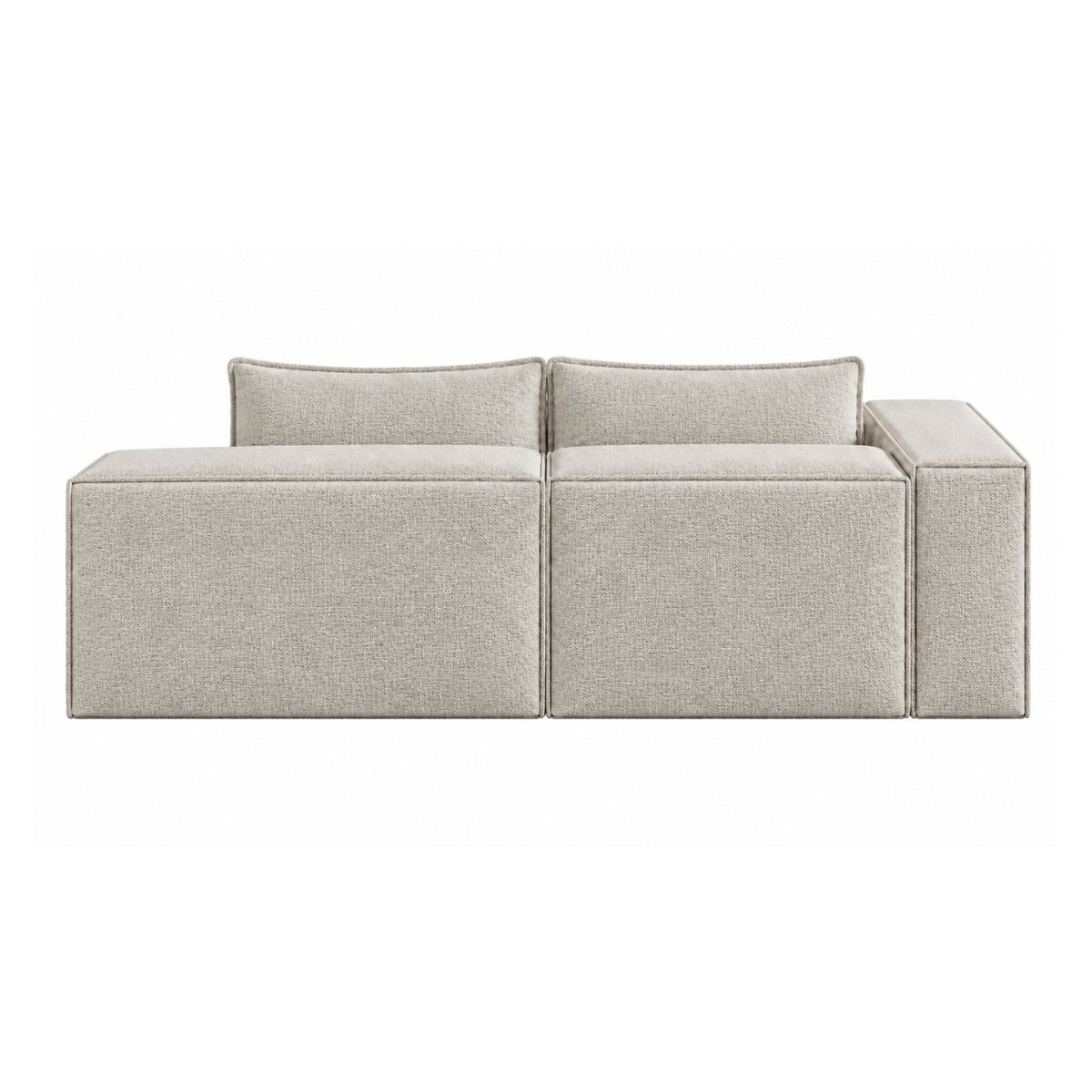 Sofa Modular Nexo En Madera Pino con Tela Premium Taupe
