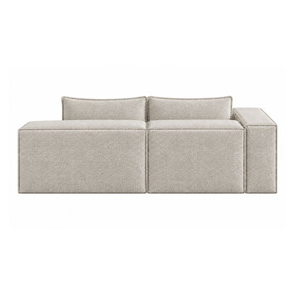 Sofa Modular Nexo En Madera Pino con Tela Premium Taupe